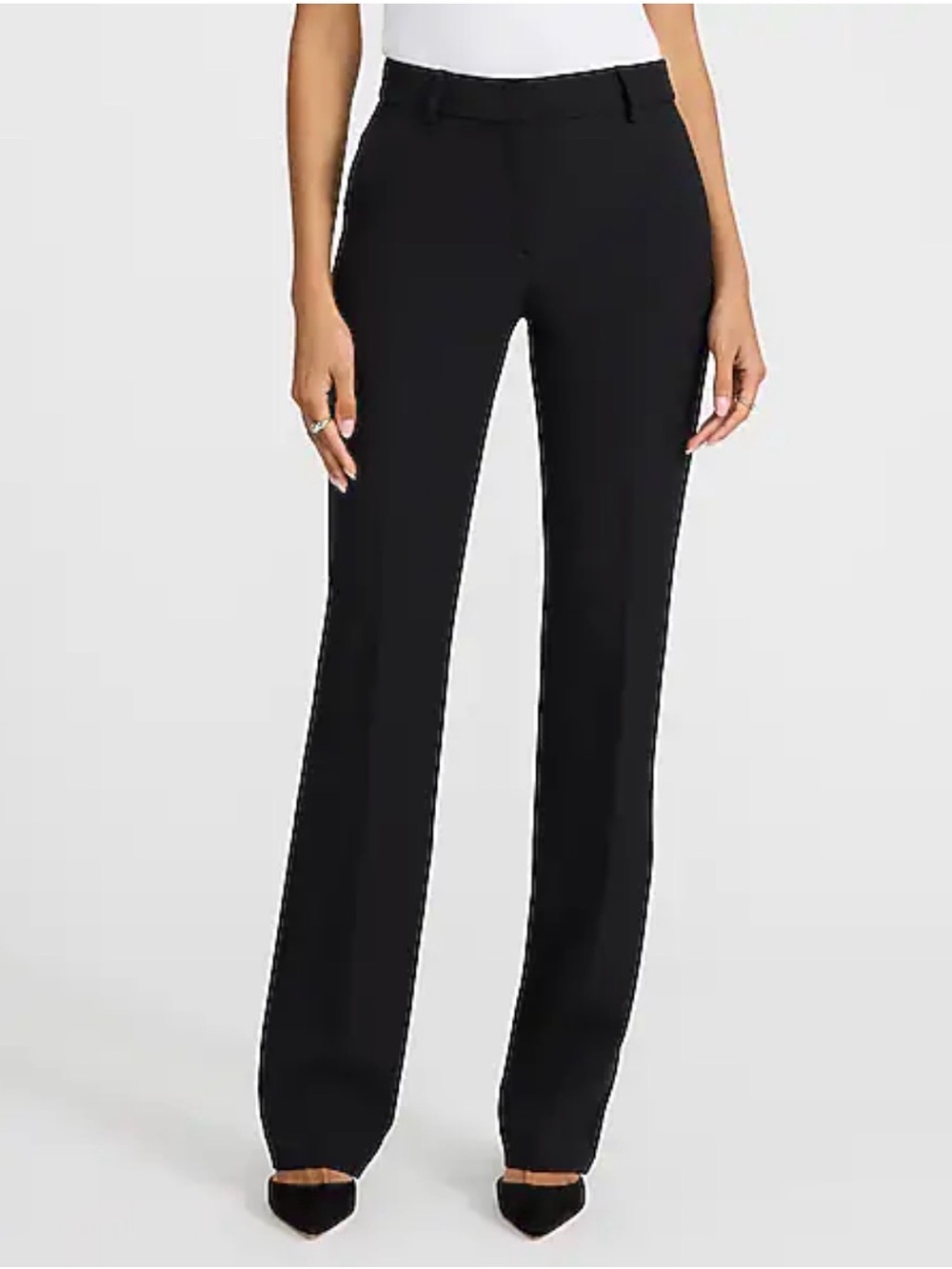 Express Black Editor Boot Mid Rise Women’s Dress Pants